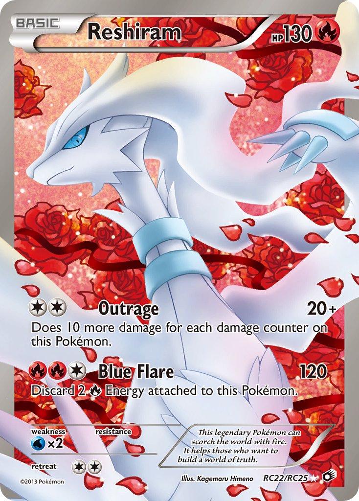 Legendary Treasures Reshiram Pokémon card